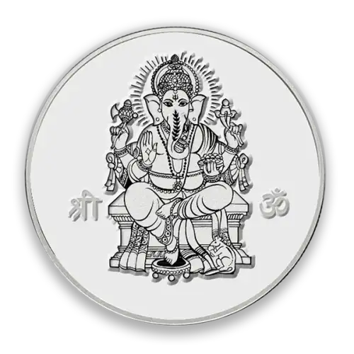 1oz Ganesha Silver Round