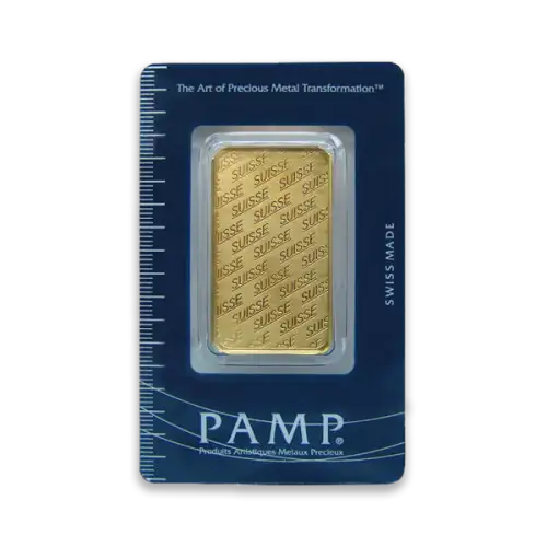 1oz PAMP Gold Bar - Suisse Repeater