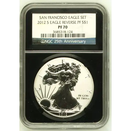 2012 S SAN FRANCISCO EAGLE SET OFFICIAL US MINT SET (2)