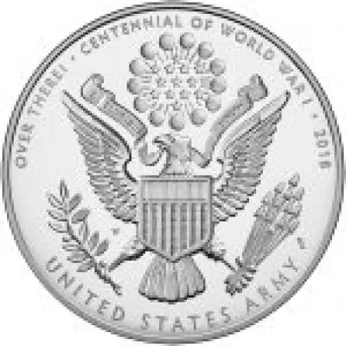 2018 World War I Centennial Silver Dollar & Army Medal Set w US Mint OGP