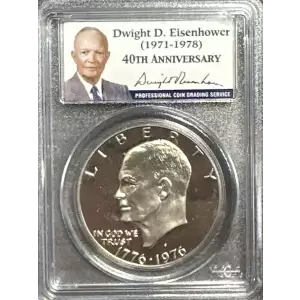 Dollars---Eisenhower 1971-1978 Copper-Nickel- 1 Dollar