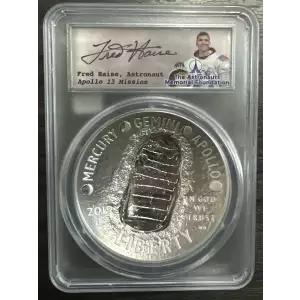 Modern Commemoratives ---Apollo 11 5oz. 2019 -Silver- 1 Dollar 