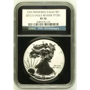 2012 S SAN FRANCISCO EAGLE SET OFFICIAL US MINT SET (2)