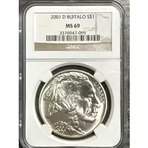 Modern Commemoratives --- American Buffalo Commemorative 2001-Silver- 1 Dollar