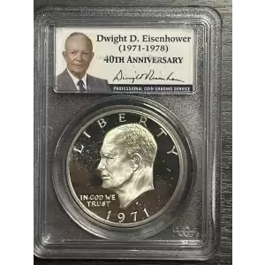 1971-S $1 Silver, DCAM