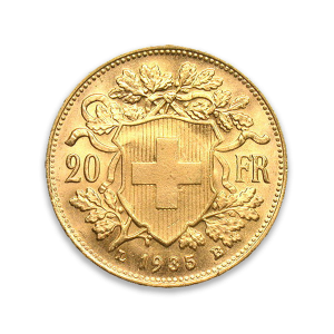 Any Year Gold Swiss 20 Franc (2)