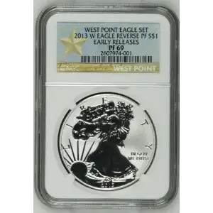 2013 W WEST POINT EAGLE SET EARLY RELEASES OFFICIAL US MINT SET (2)