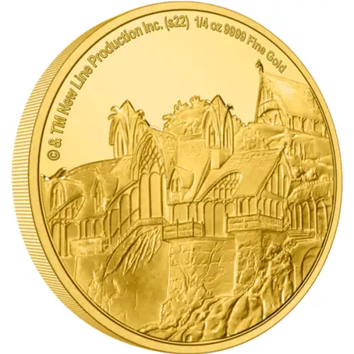 THE LORD OF THE RINGS - 2022 1/4oz Rivendell Gold Coin (2)